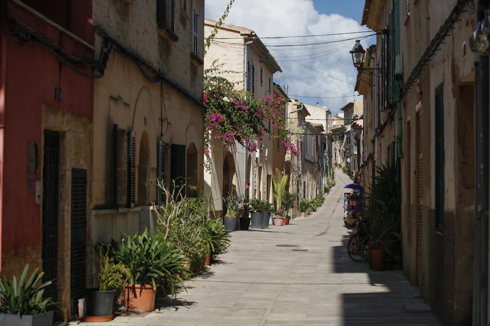 Edificios de Alcúdia, en Mallorca
